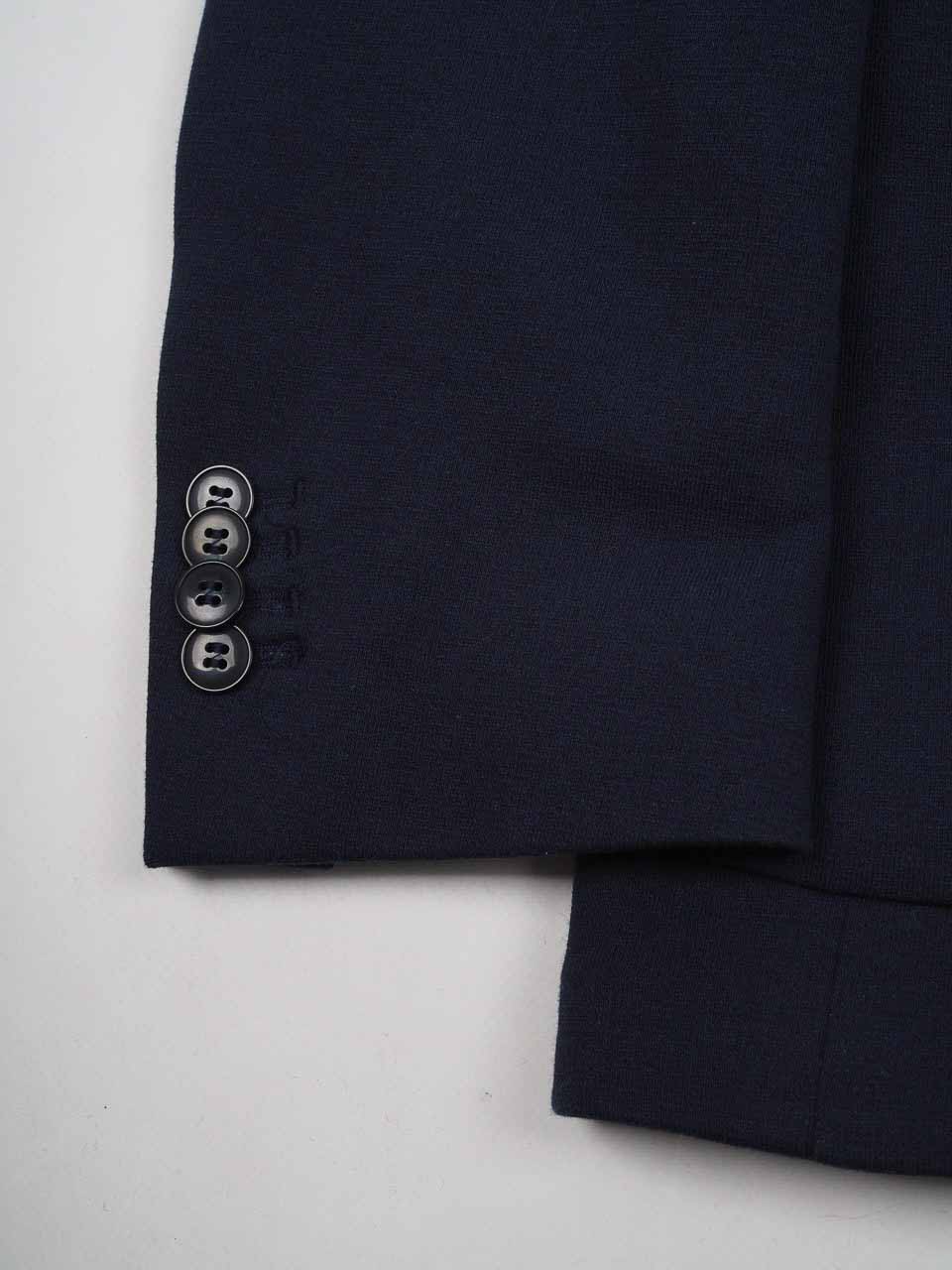 Cotton Blazer Removable Vest Navy