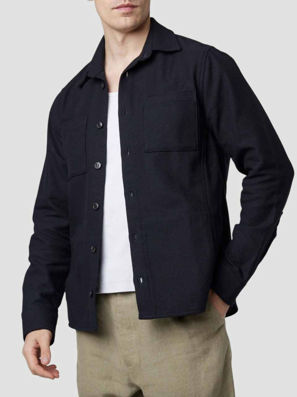 Peregrine Blunt Overshirt Black