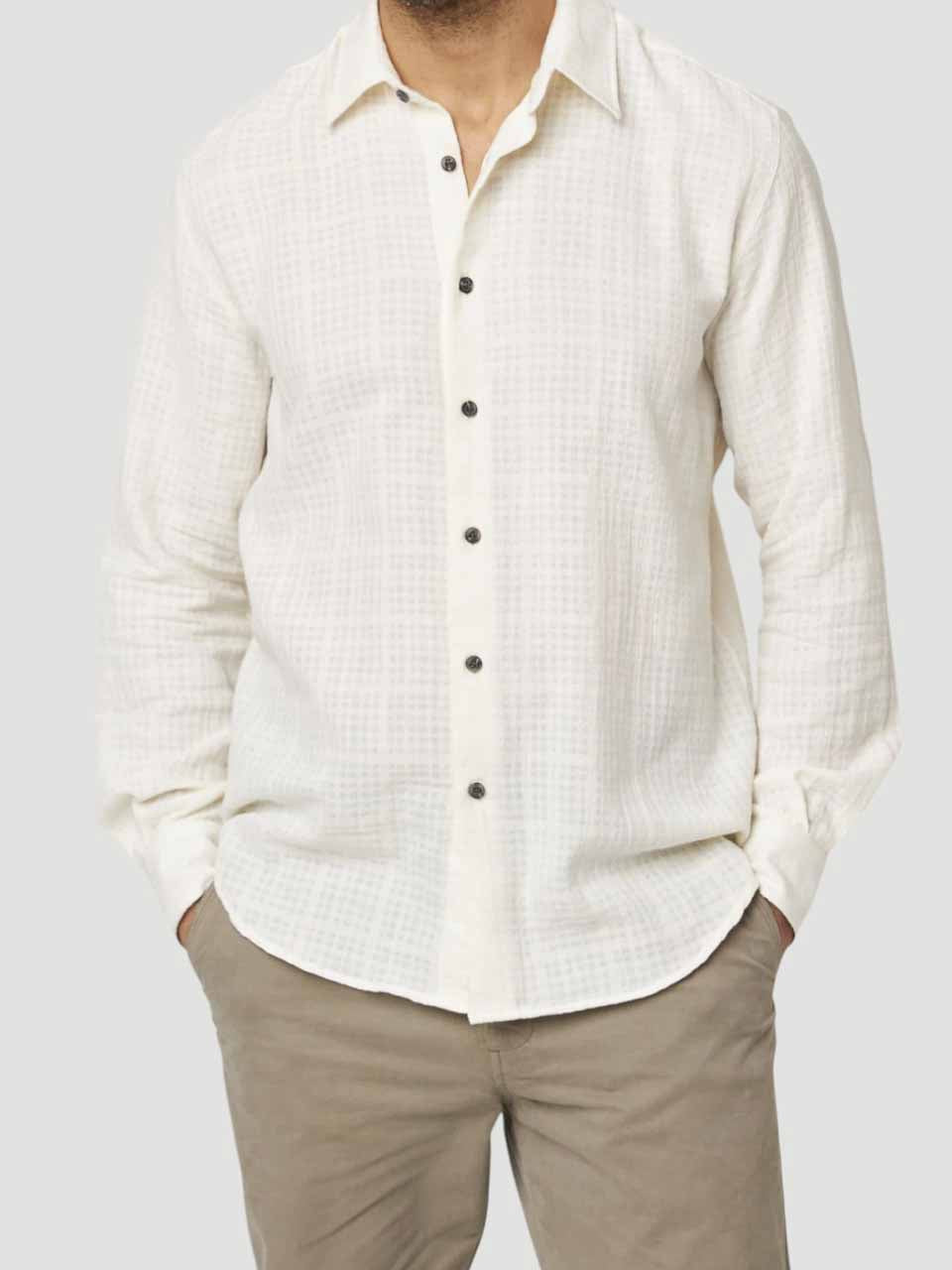 Peregrine Resort Shirt White
