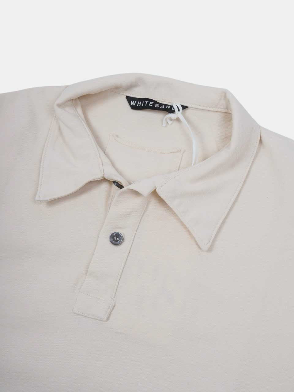 Oversize Cotton Polo Beige