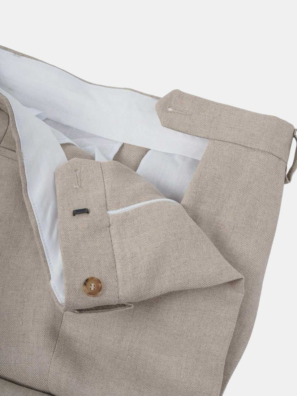 Studio 73 Linen Trousers Beige
