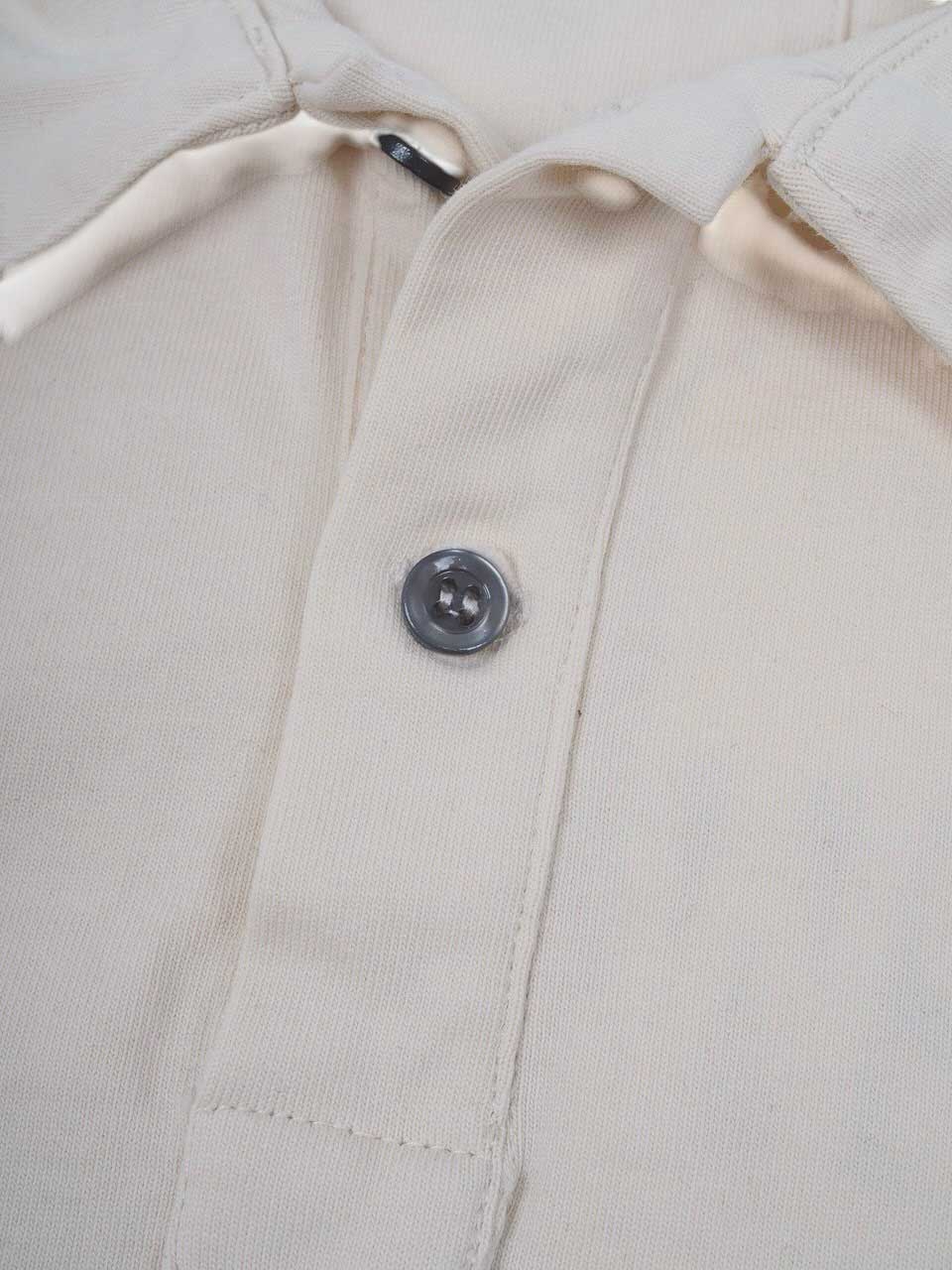 Oversize Cotton Polo Beige