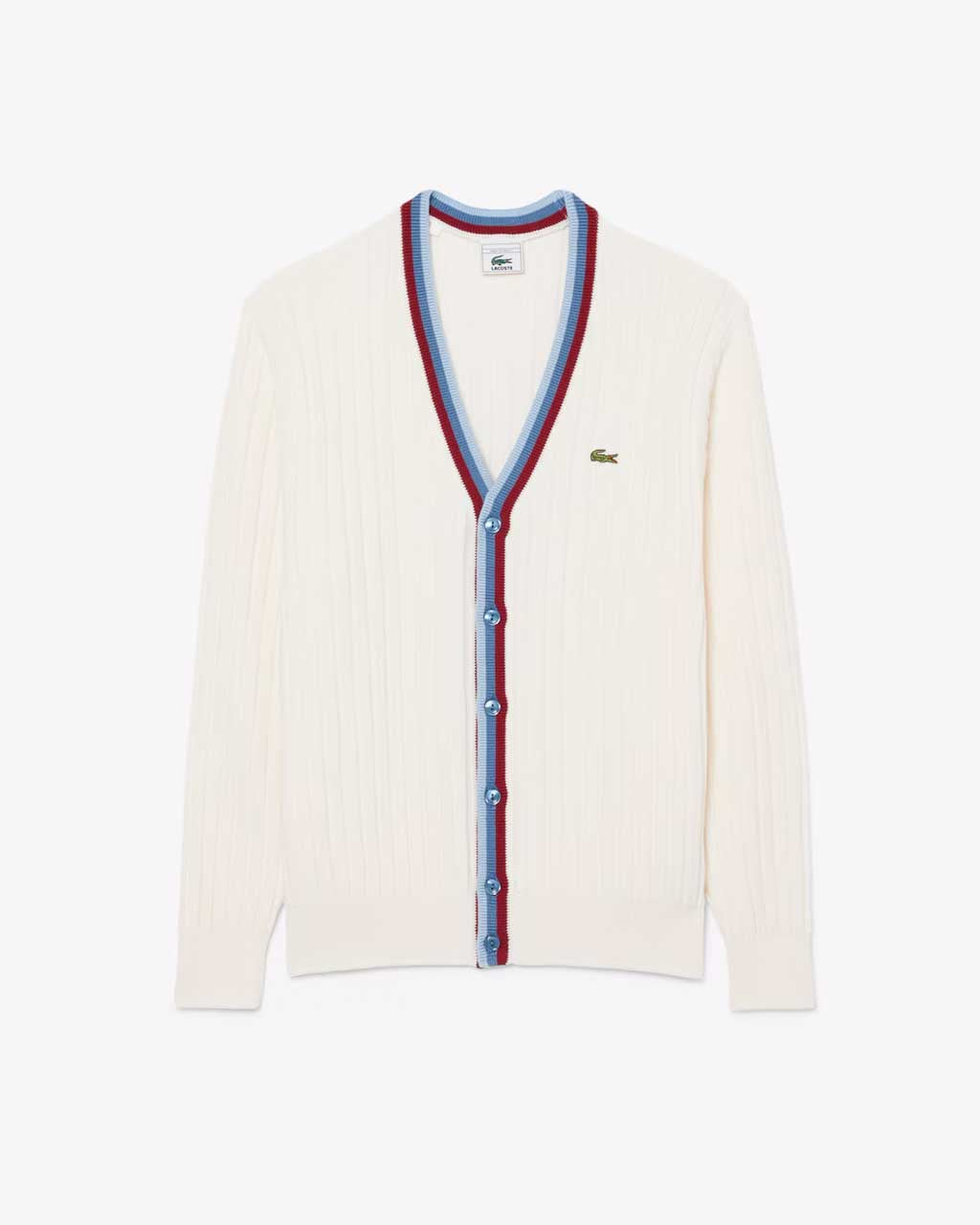 Lacoste French Made Archive Re-edition Knitted Cardigan
