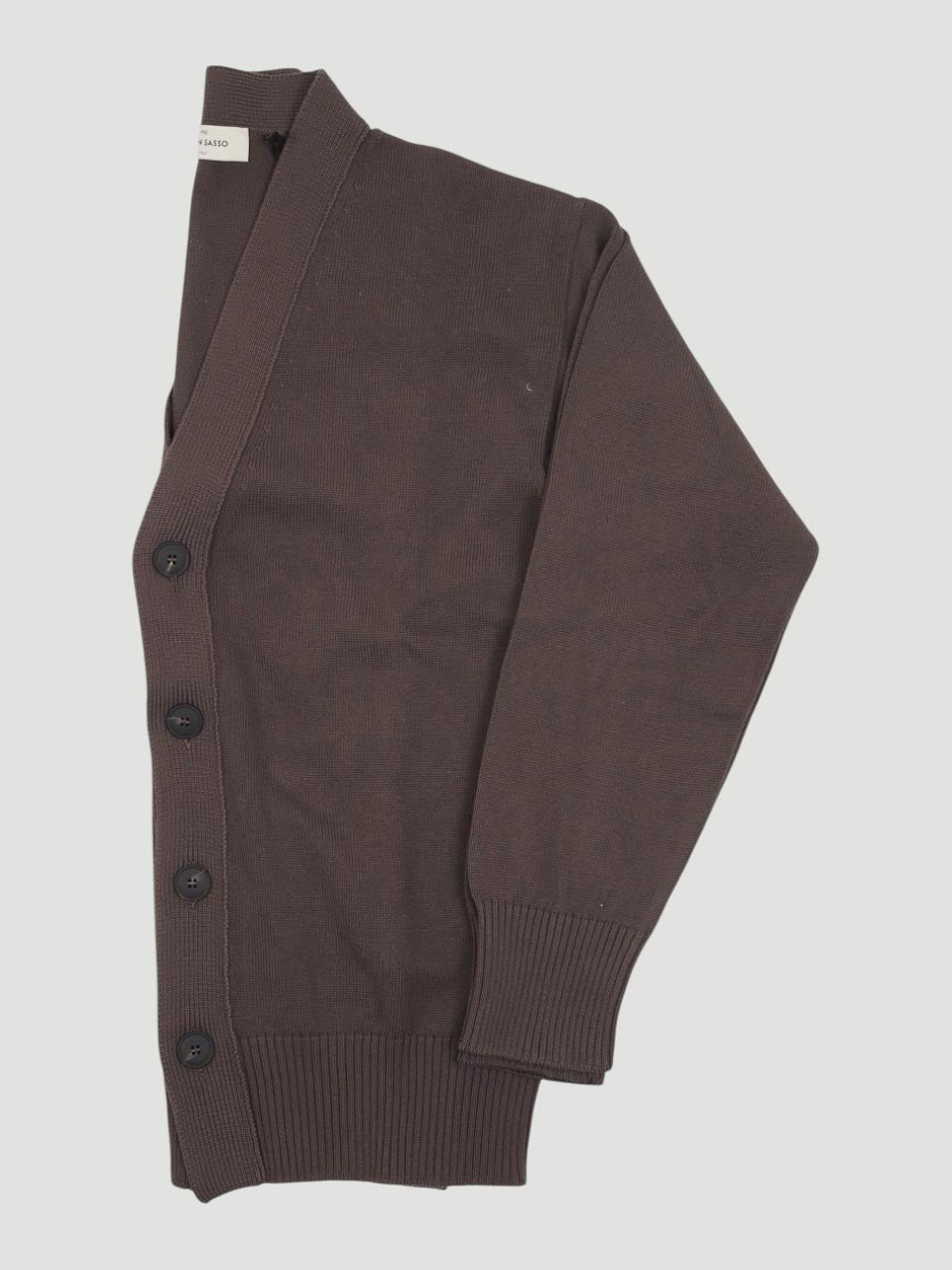 Gran Sasso Cotton Cardigan Brown