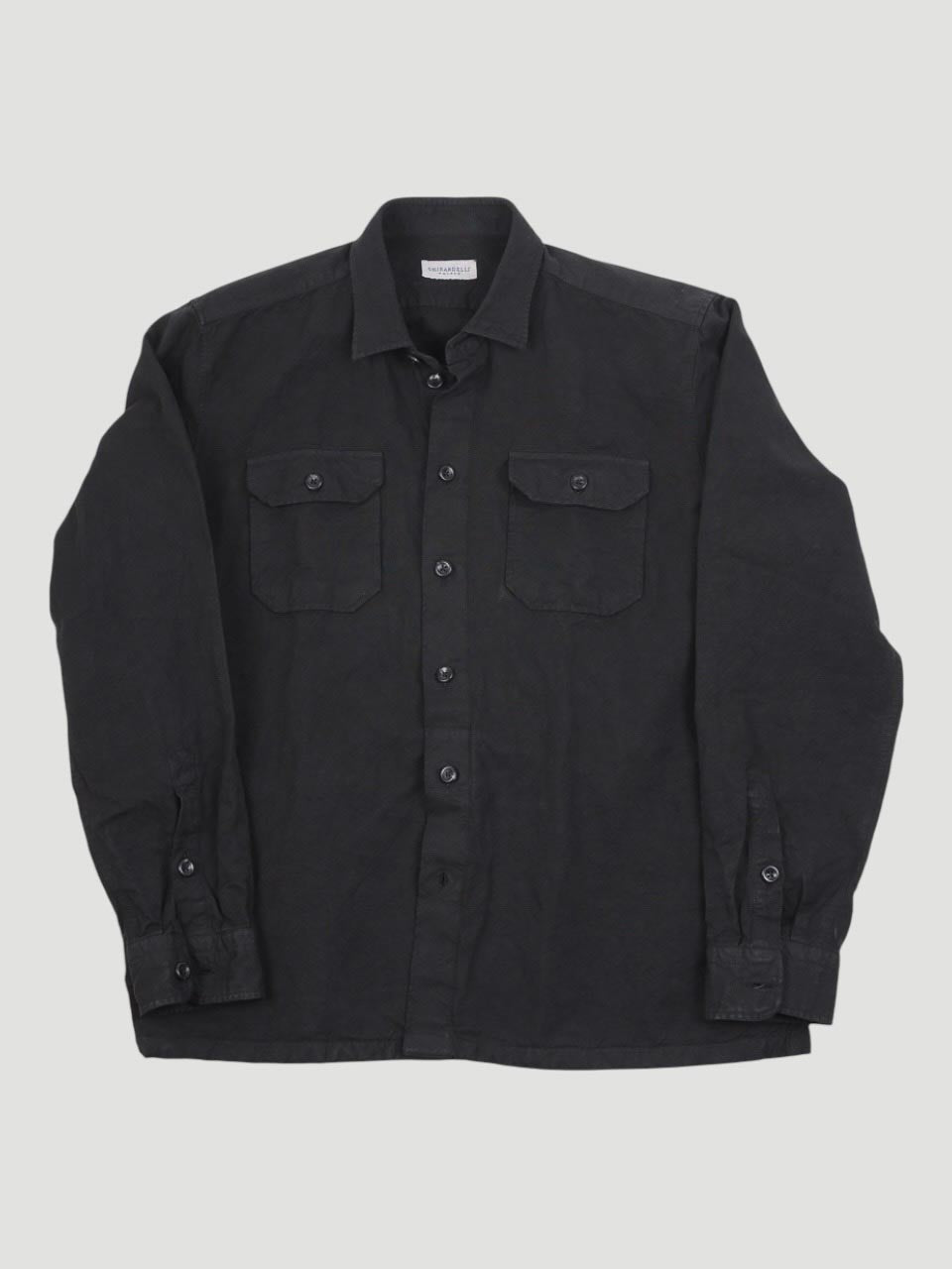 Ghirardelli 1911 Cotton Twill Overshirt Black