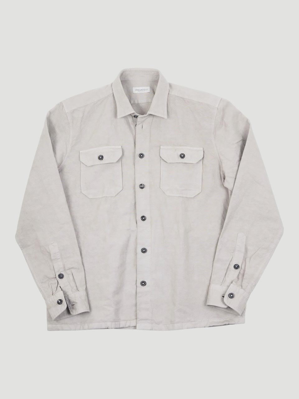 Ghirardelli 1911 Cotton Twill Overshirt Grey