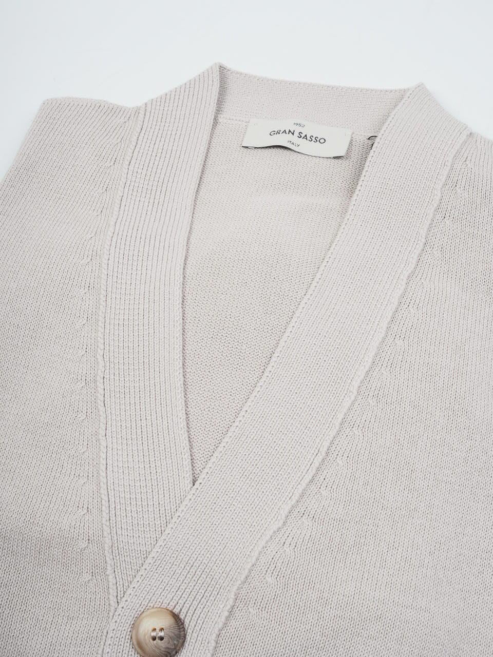 Cotton Cardigan Beige