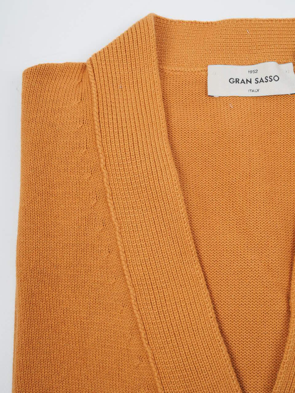 Cotton Cardigan Orange