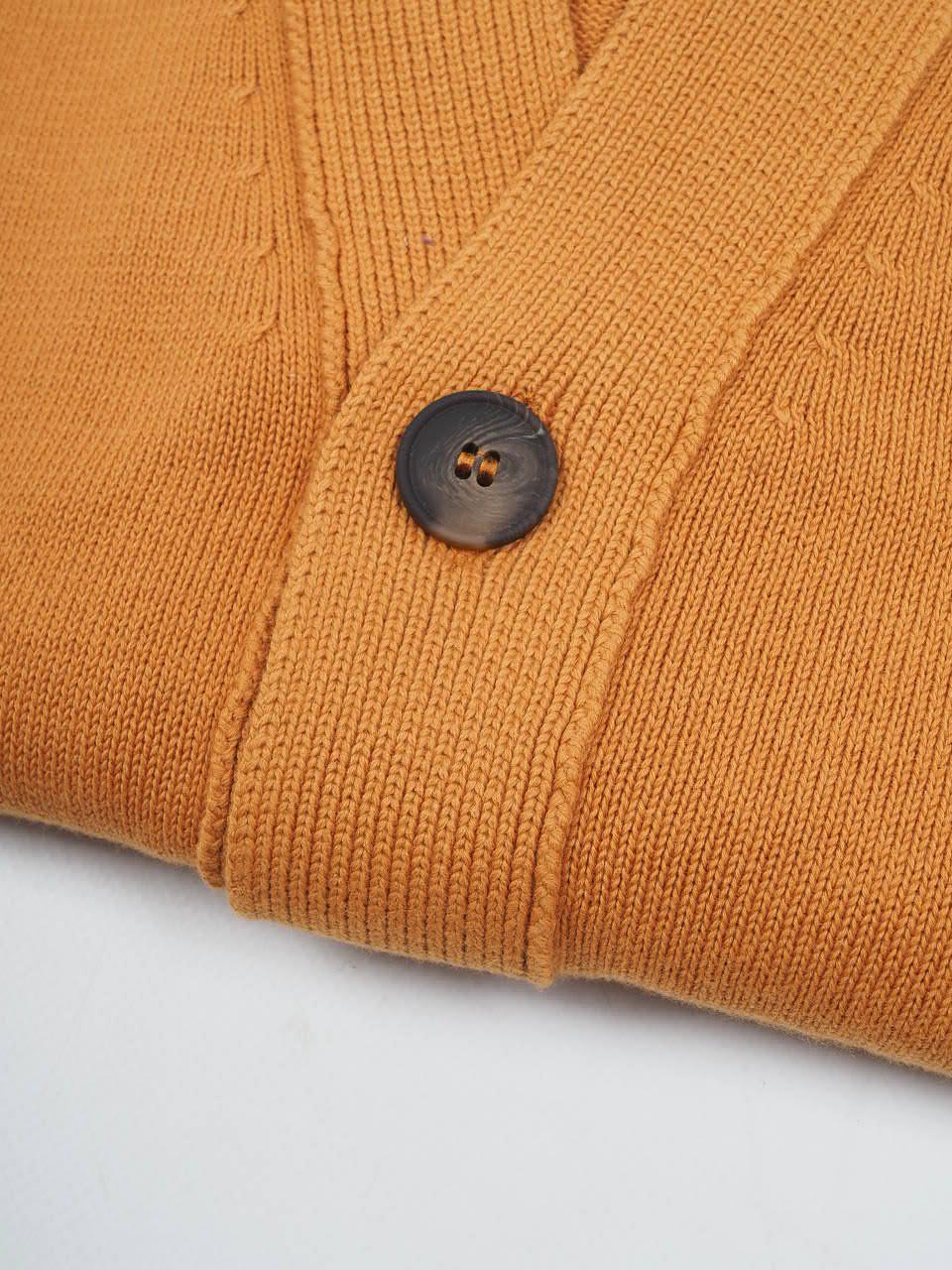 Cotton Cardigan Orange