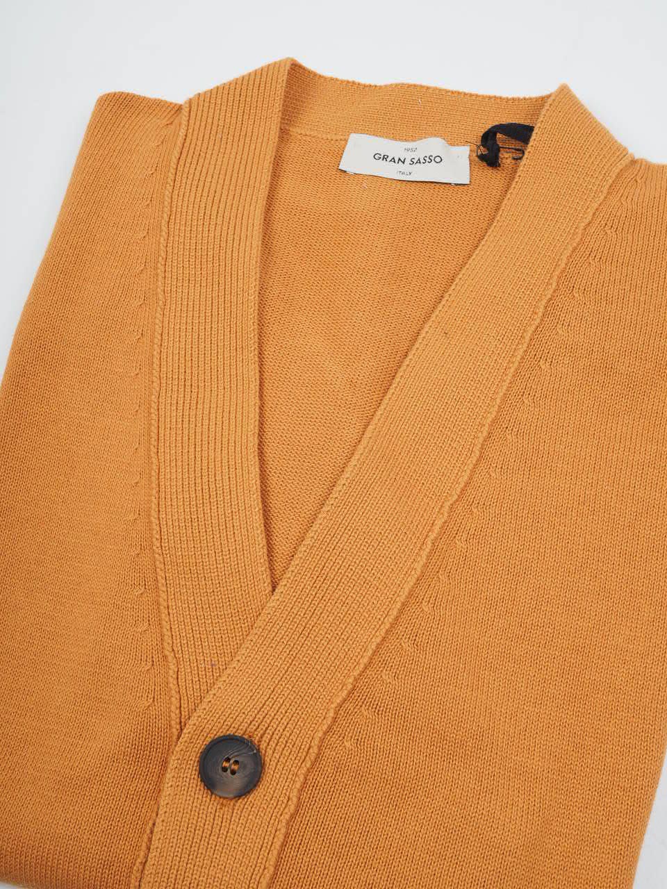 Cotton Cardigan Orange