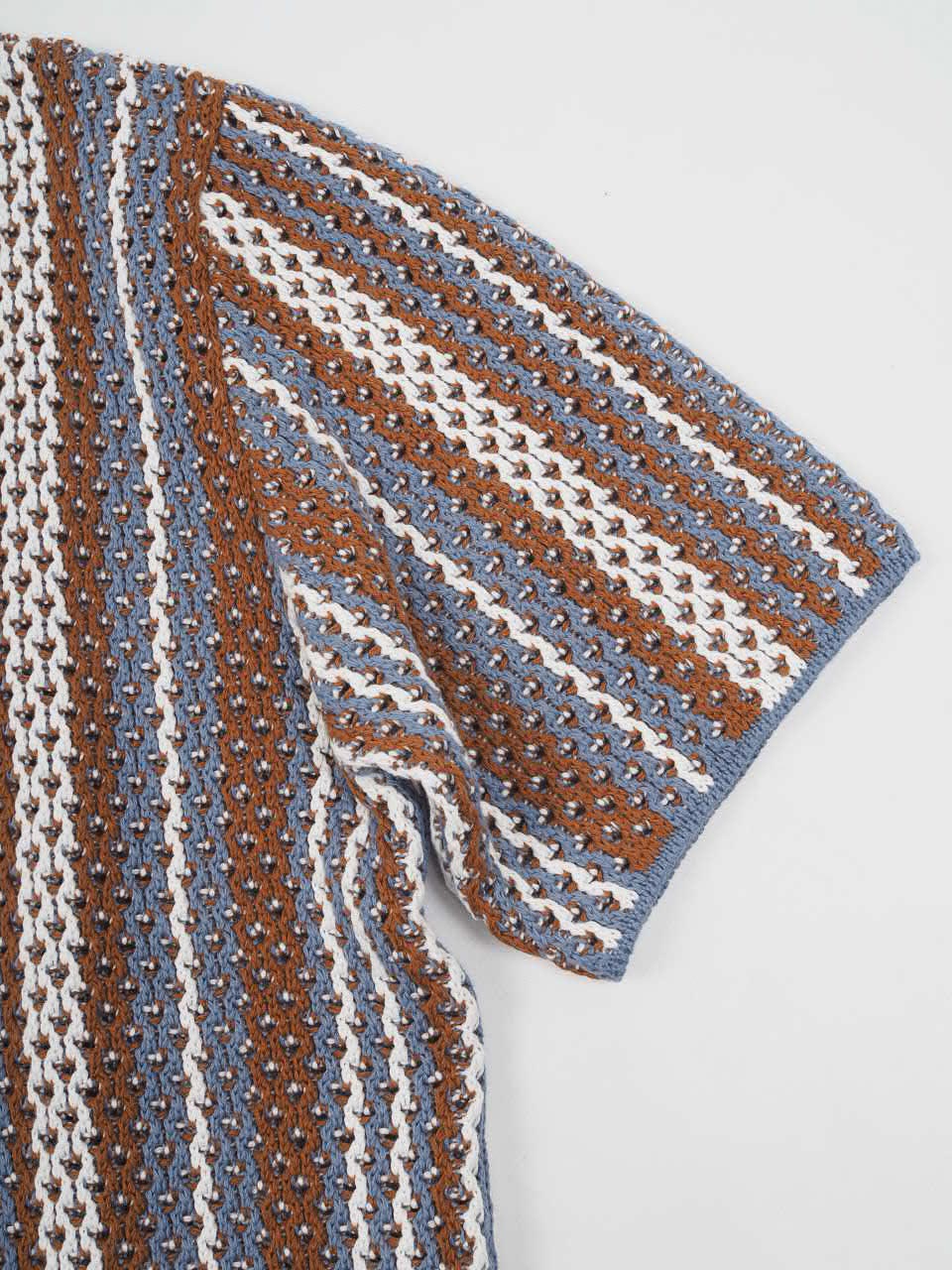 Altea Knitted Short Sleeve Shirt Muli Color