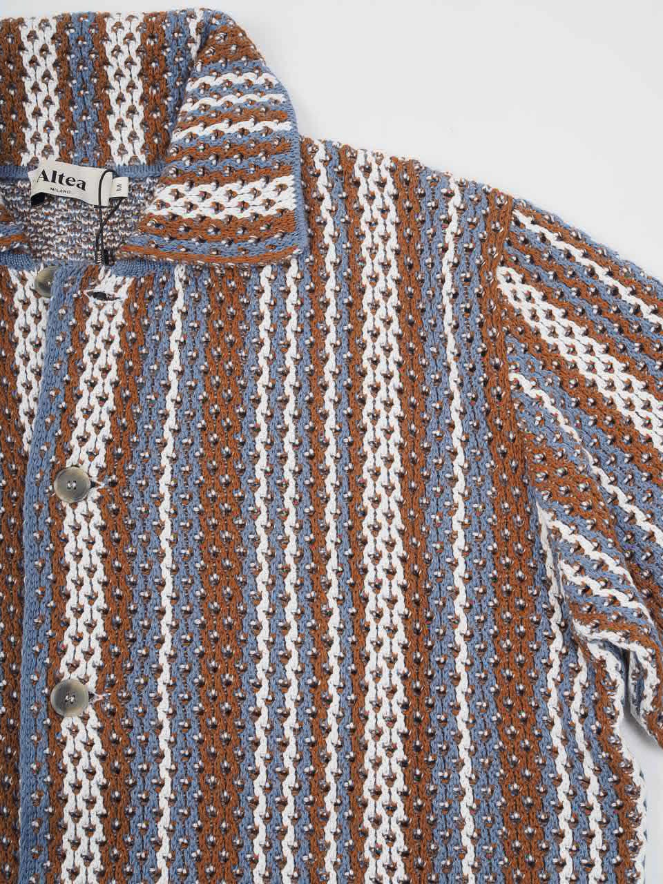 Altea Knitted Short Sleeve Shirt Muli Color