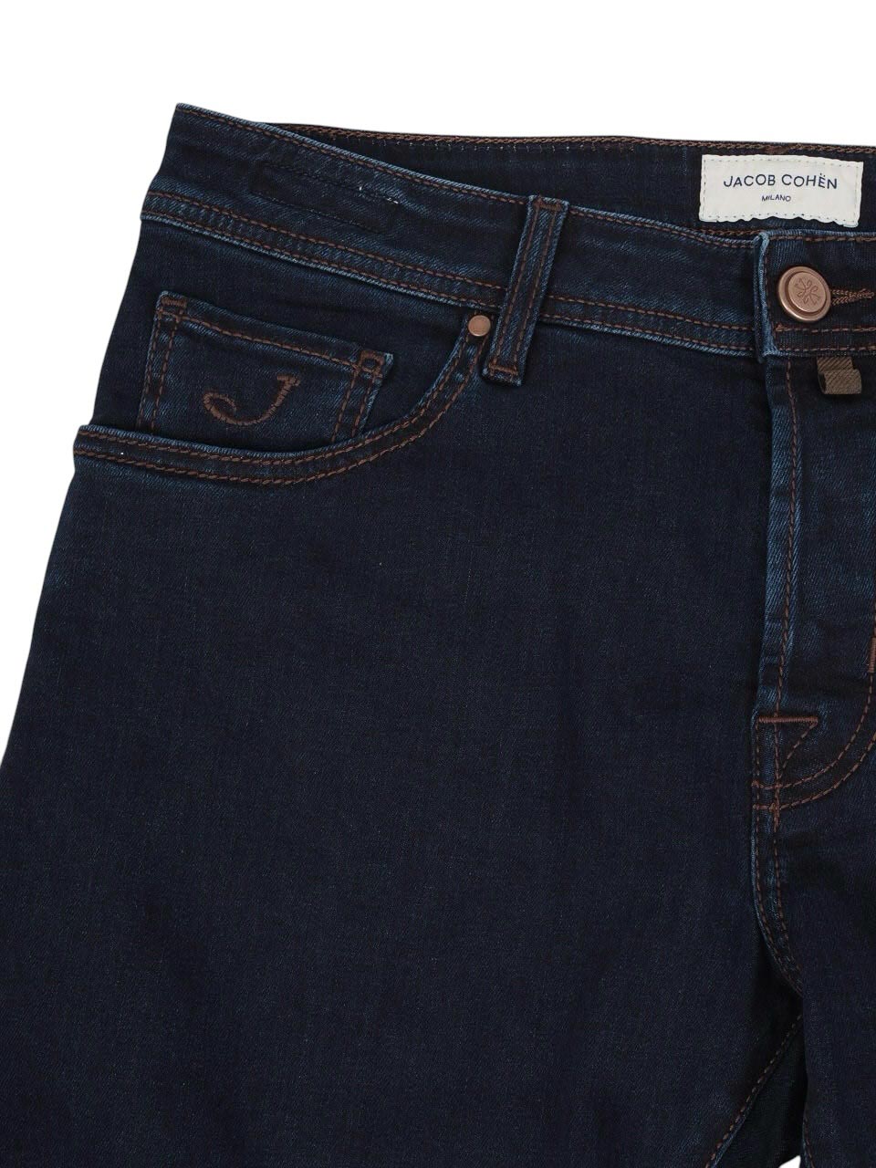 Jacob Cohën Luis Dark Blue Stretch Denim Regular fit