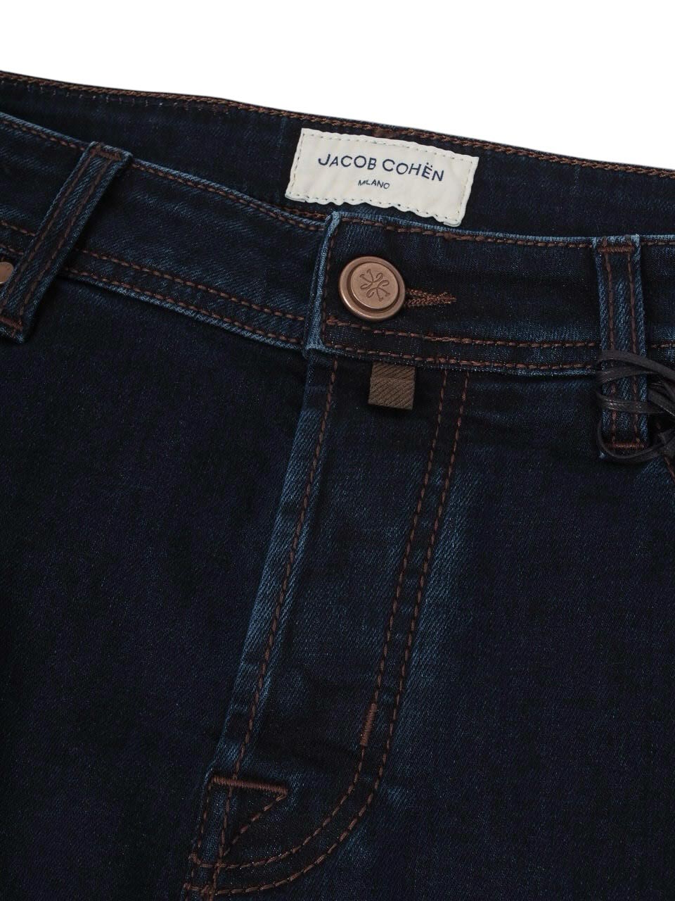 Jacob Cohën Luis Dark Blue Stretch Denim Regular fit