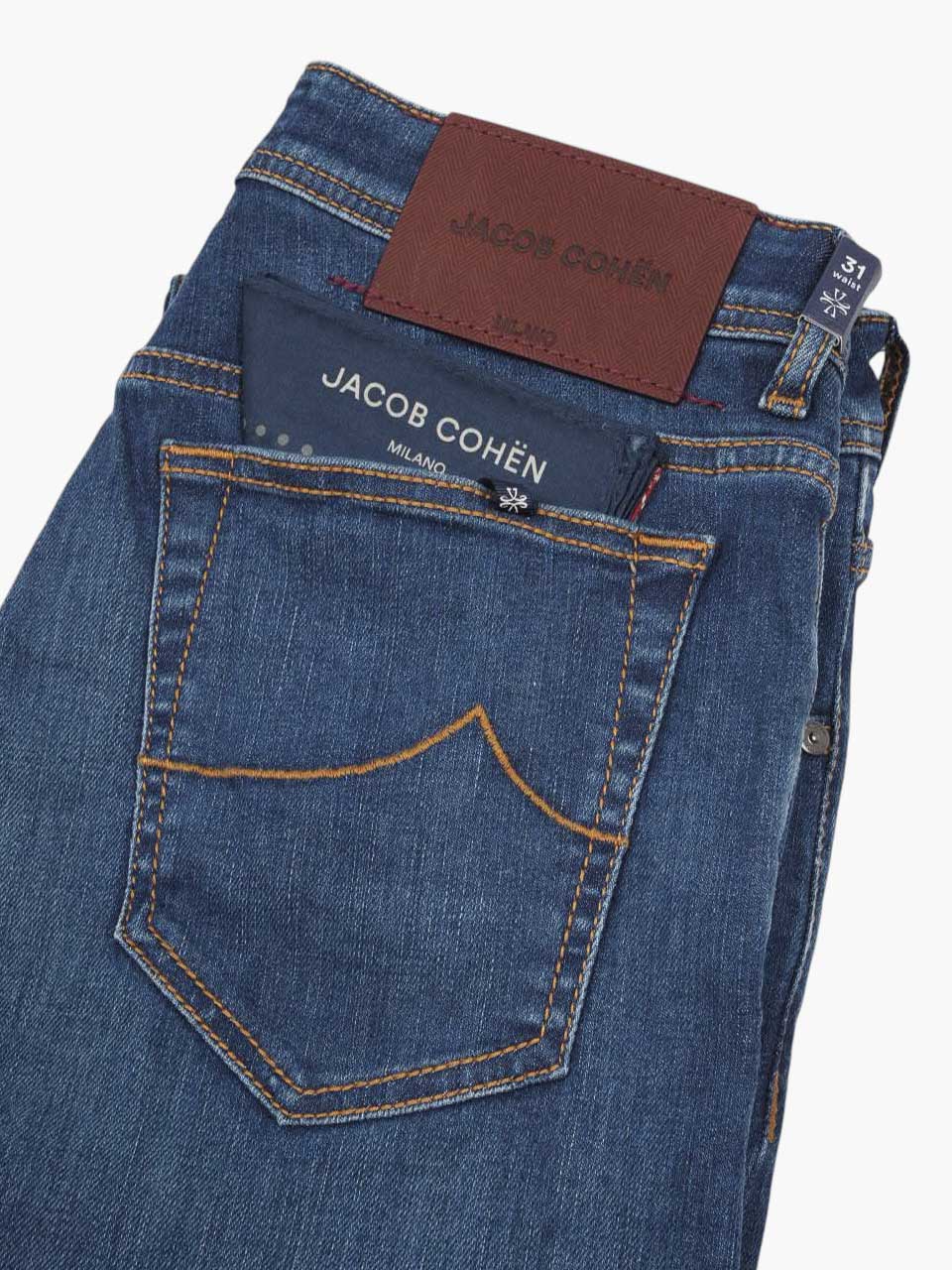 Jacob Cohën Washed Denim Jeans Bard