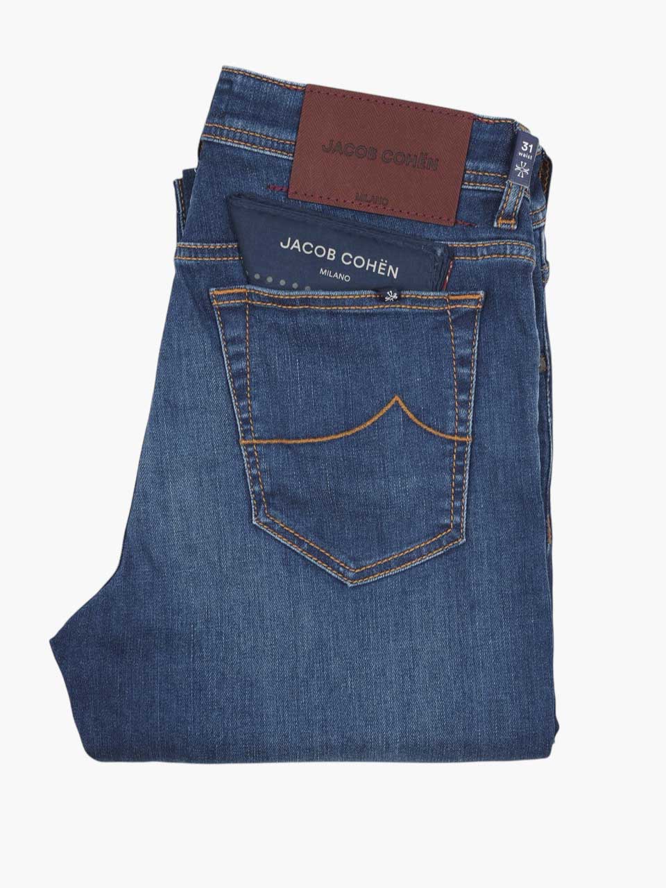 Jacob Cohën Washed Denim Jeans Bard