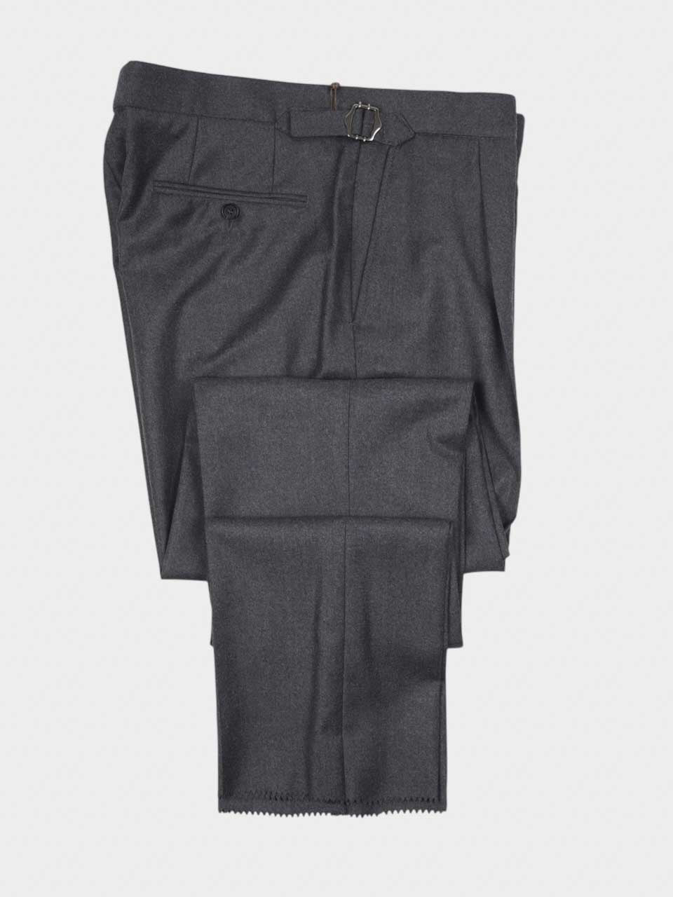 Studio 73 Flannel Trousers With Side Adjuster Grey
