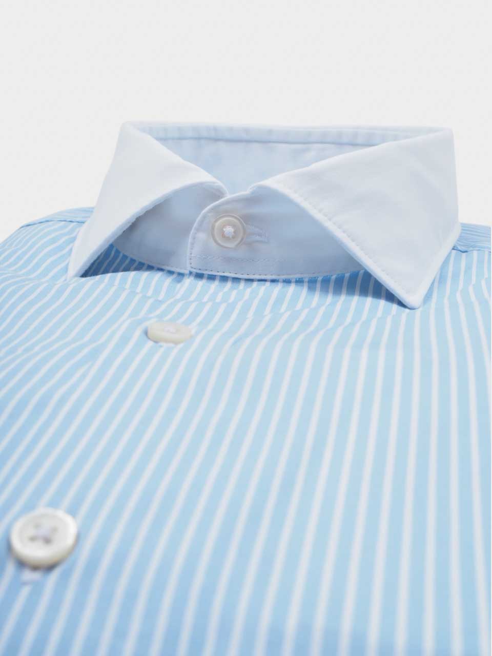 Striped Oxford Shirt Button-Down White/Blue