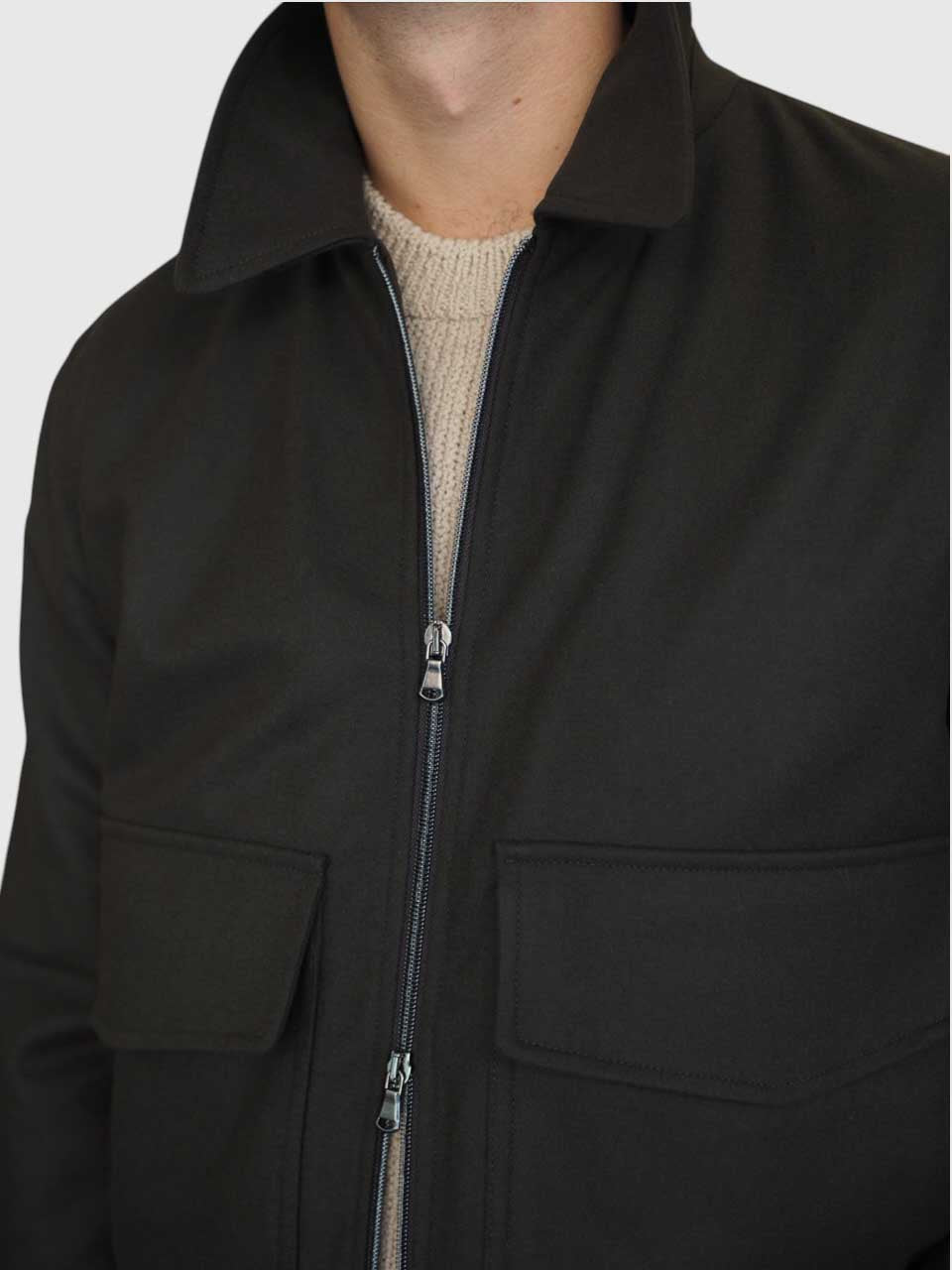 L.B.M. 1911  Short Wool Jacket Brown