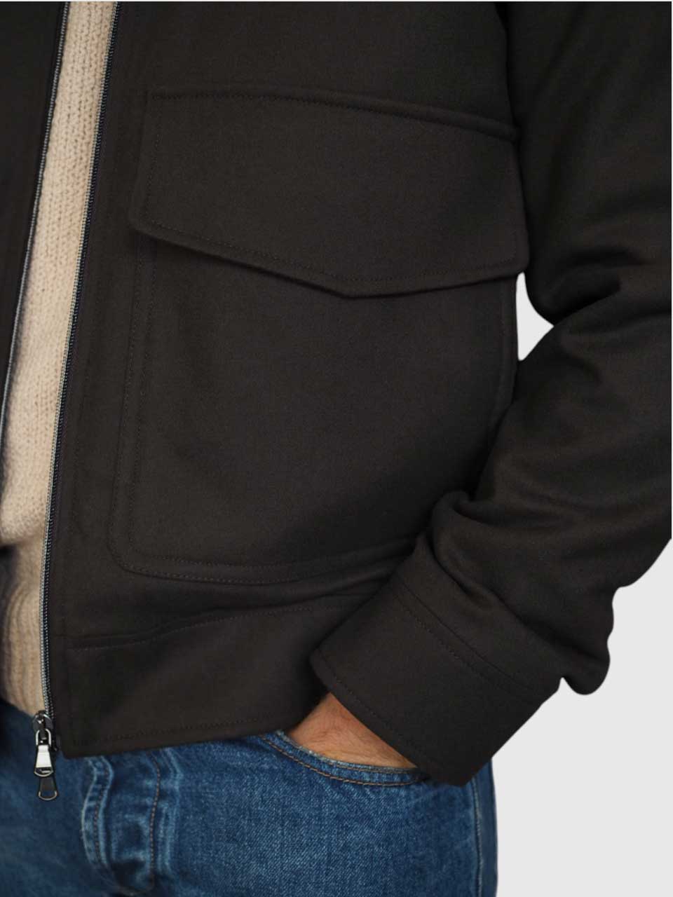 L.B.M. 1911  Short Wool Jacket Brown