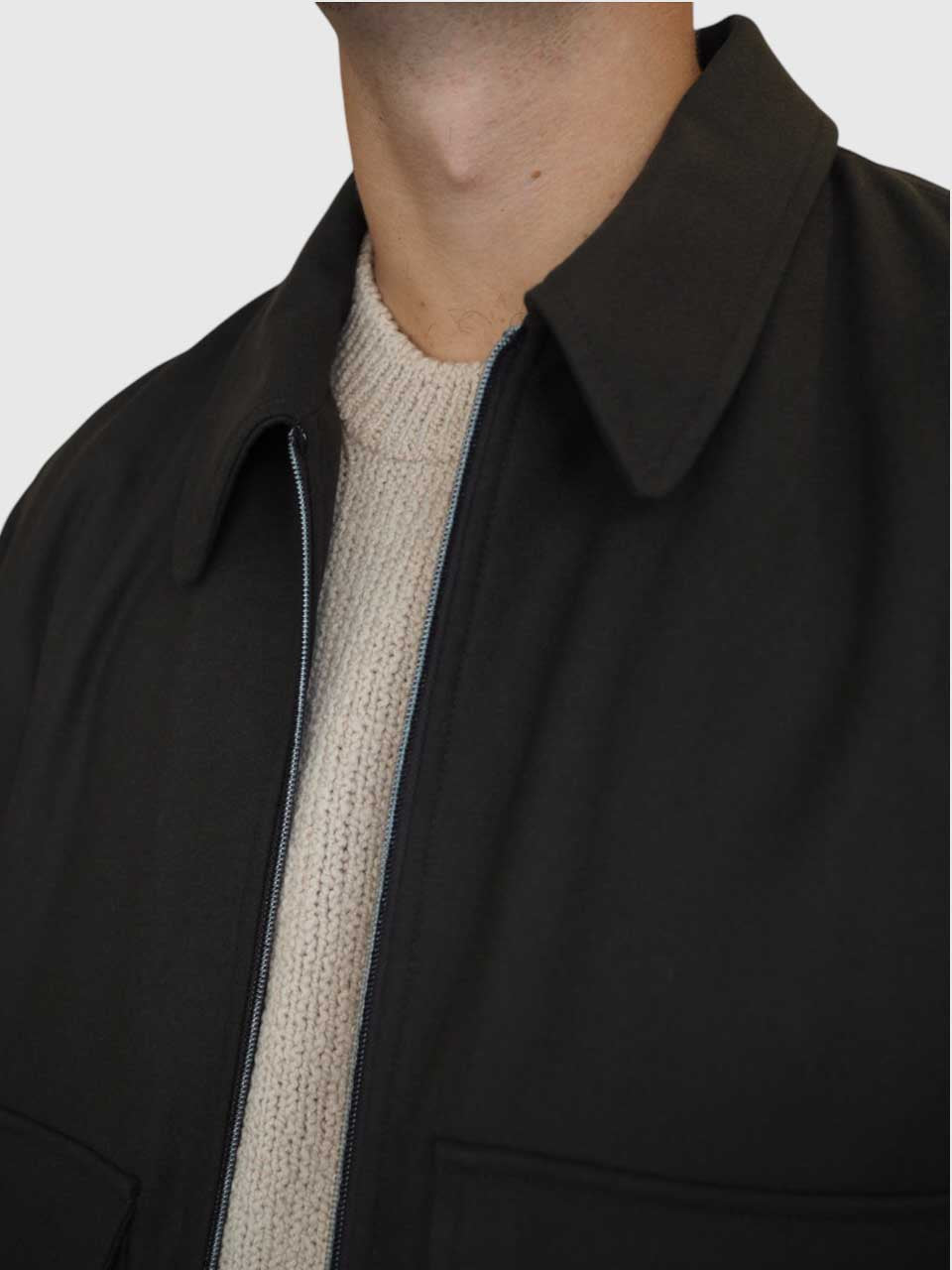 L.B.M. 1911  Short Wool Jacket Brown