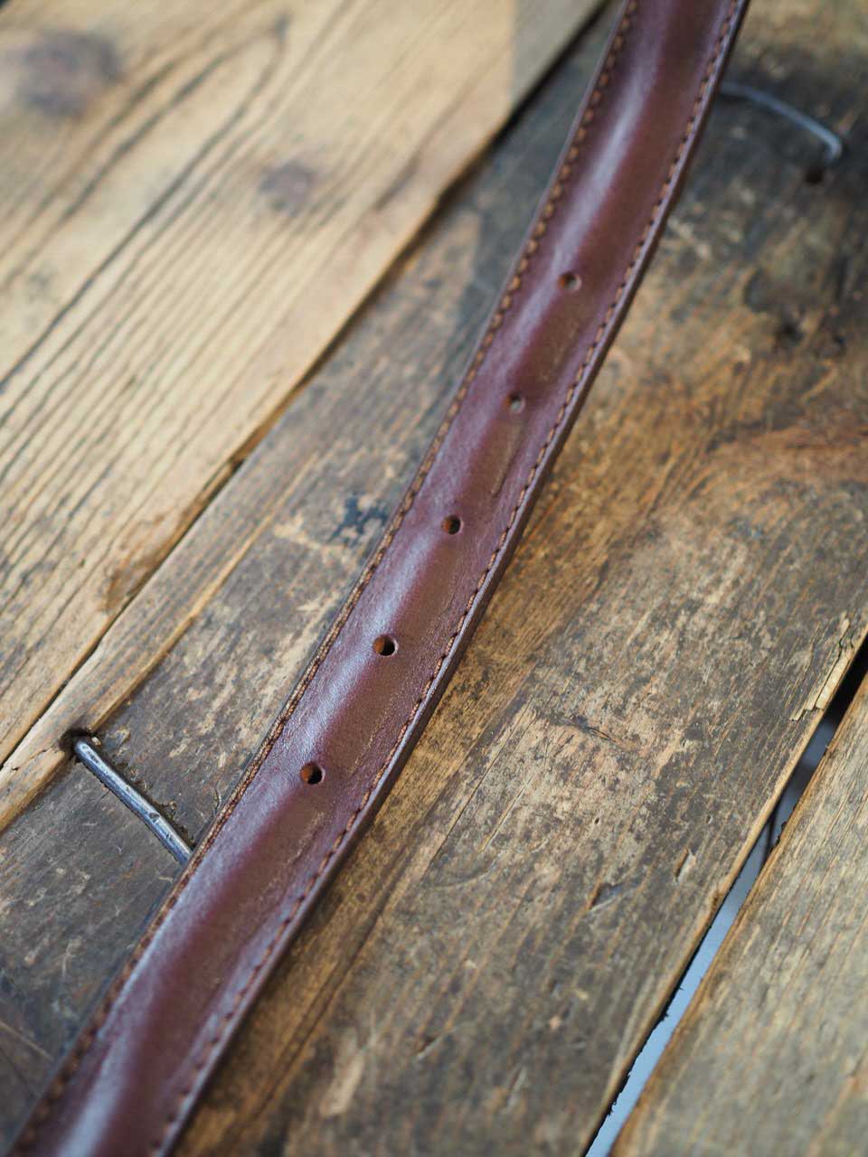 Orciani Narrow Leather Belt Brown