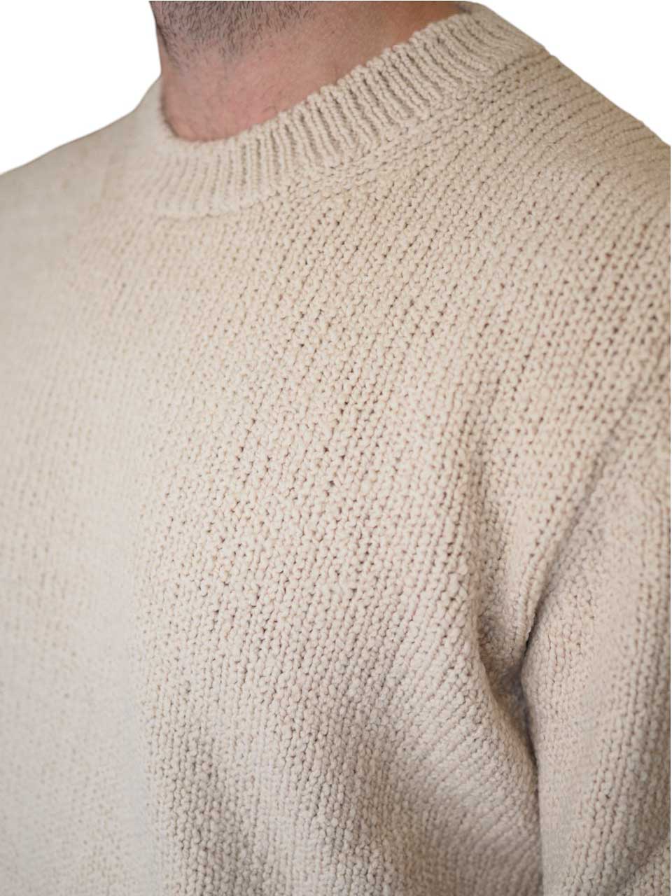 Gran Sasso Knitted Crew Neck Beige