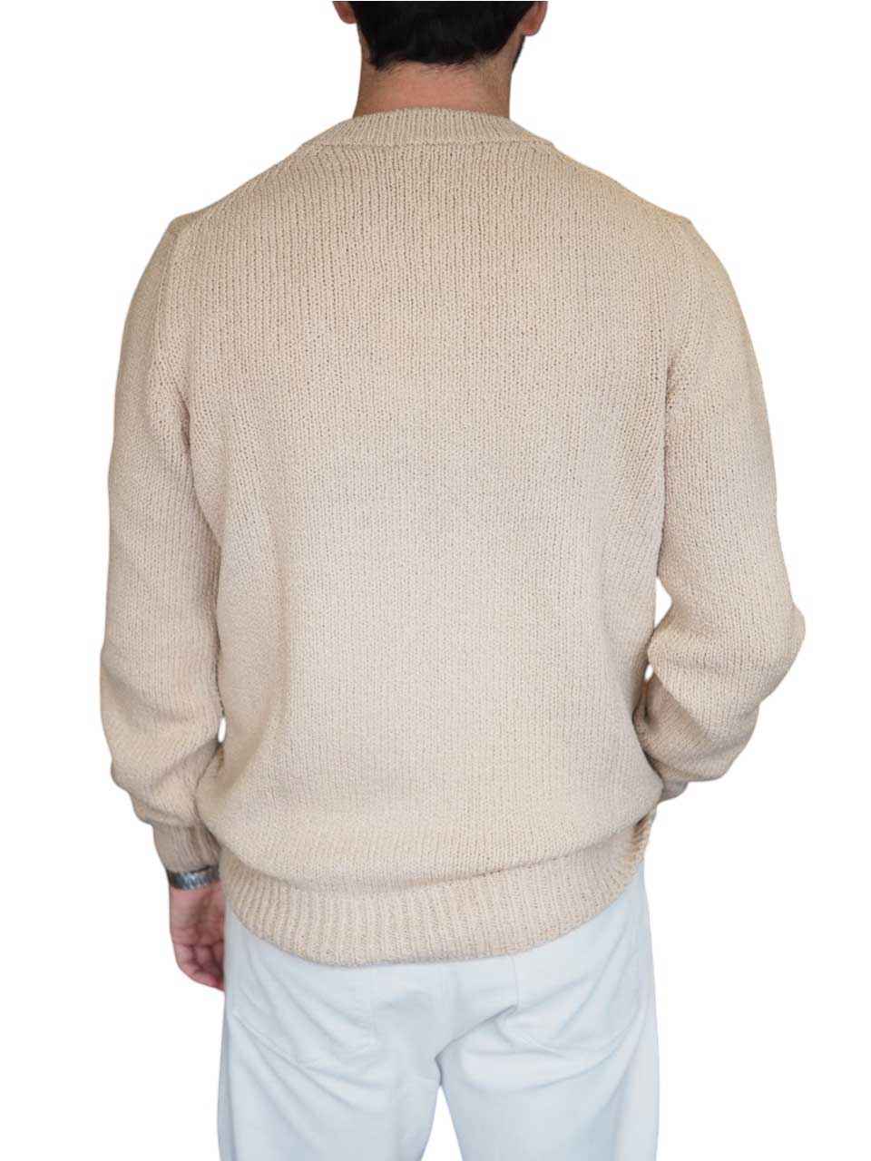 Gran Sasso Knitted Crew Neck Beige