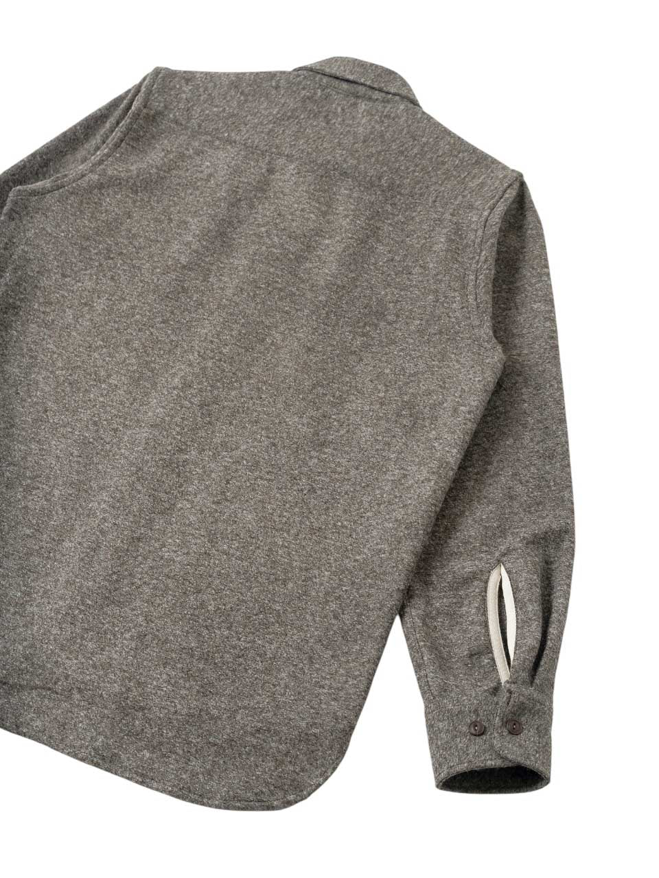 Universal Works Marl Work Shirt Mid Brown