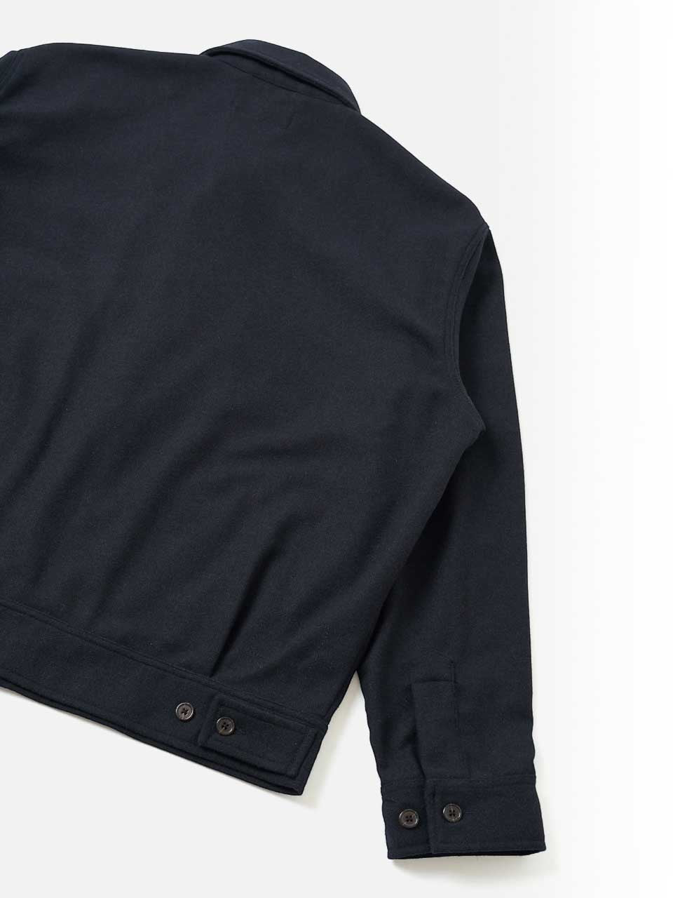 Universal Works Dublin Wool Mix Rose Bowl Jacket Navy