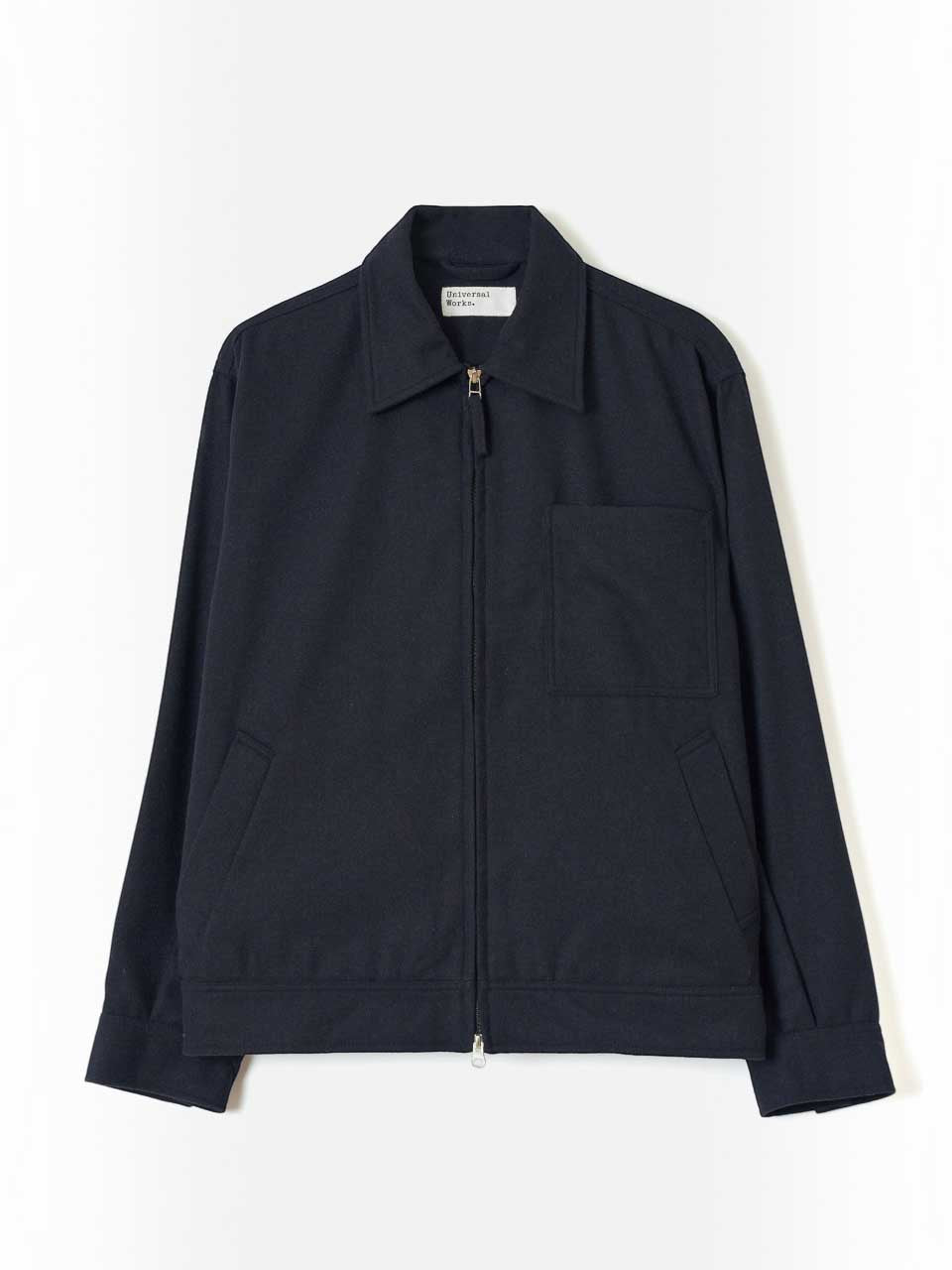 Universal Works Dublin Wool Mix Rose Bowl Jacket Navy