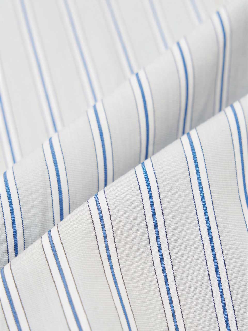 Universal Works Stripe Refab Compact Cotton Lucky Shirt