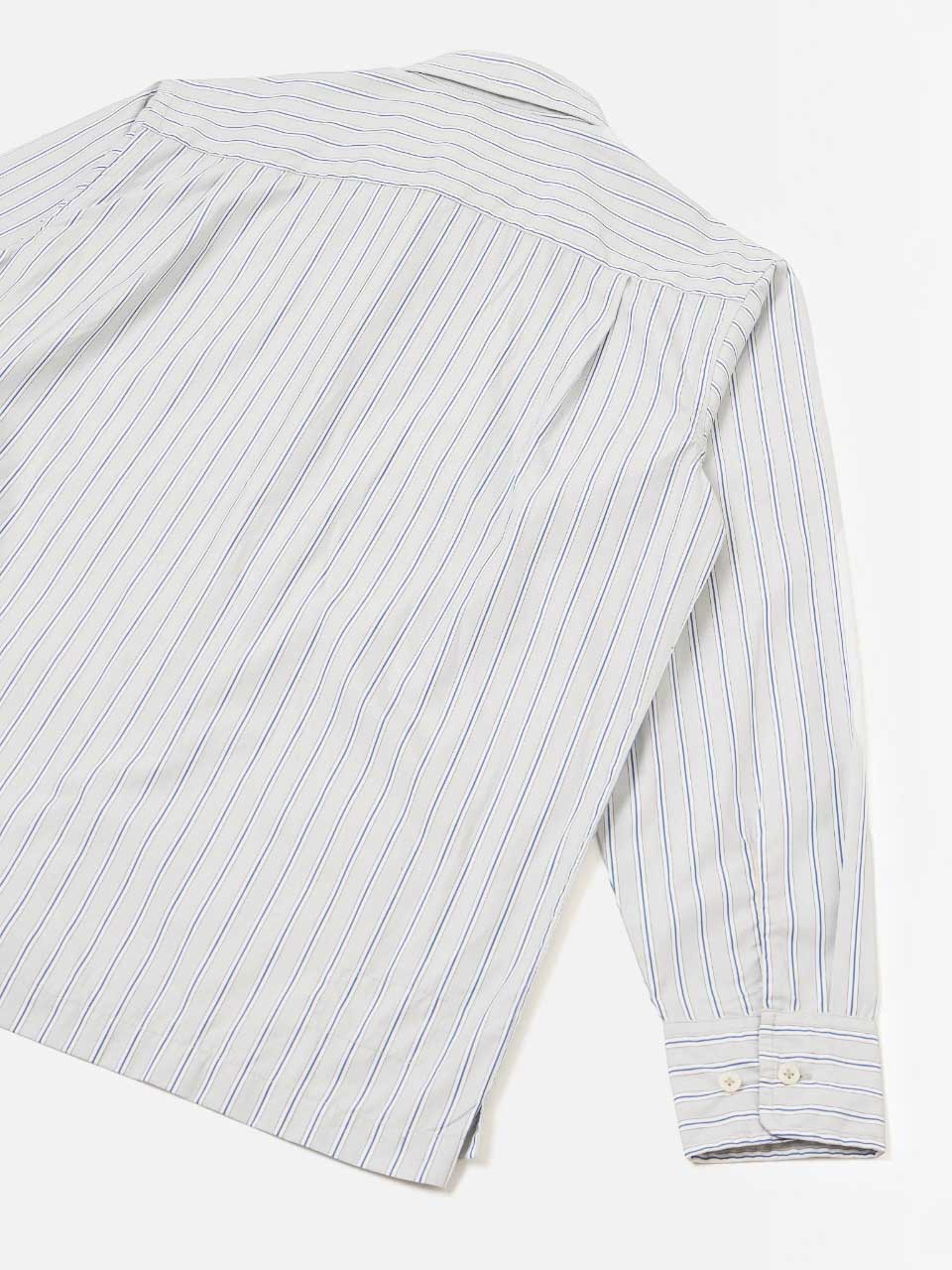 Universal Works Stripe Refab Compact Cotton Lucky Shirt