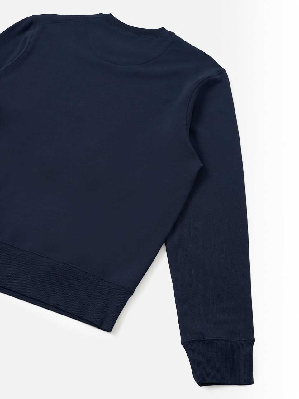Universal Works Brush Back Sweat Core Sweatshirt Navy