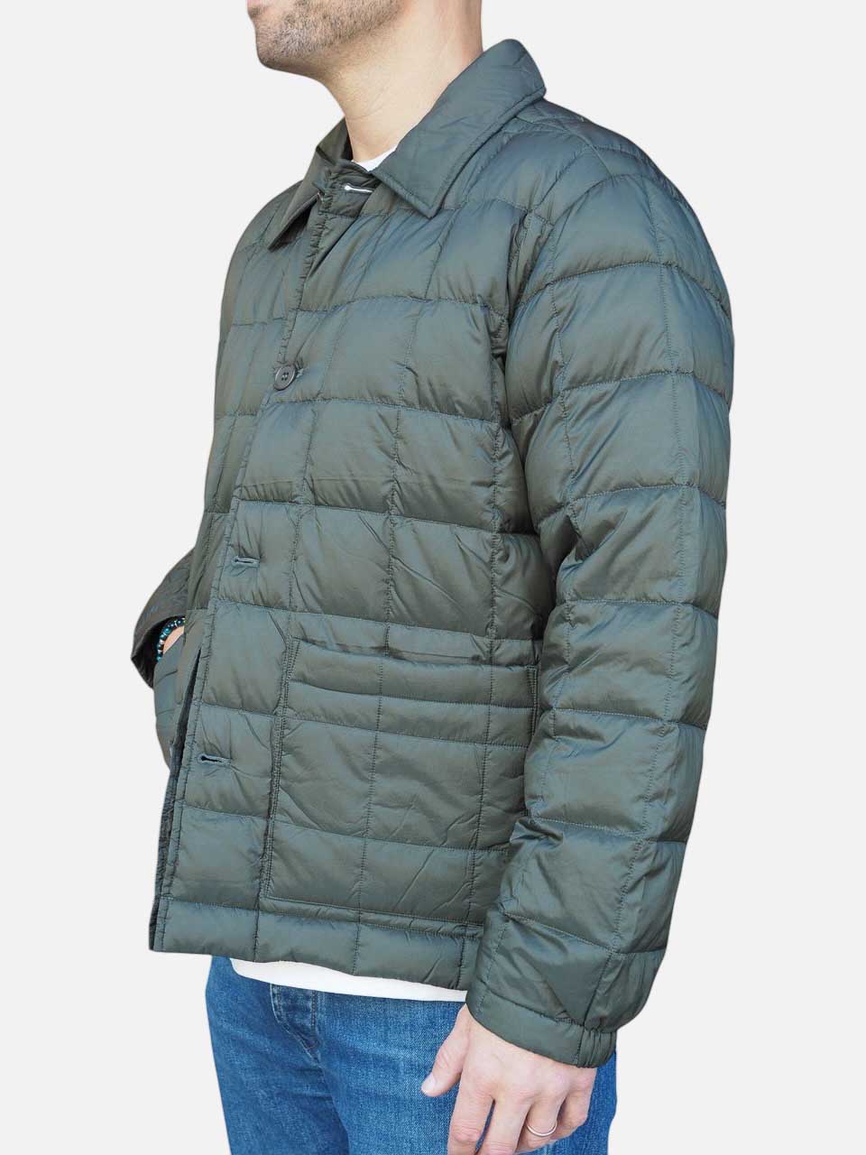 Universal Works Taion Down Rams Jacket Olive