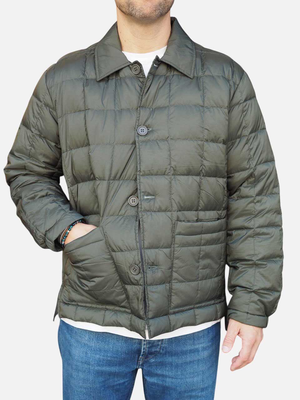 Universal Works Taion Down Rams Jacket Olive