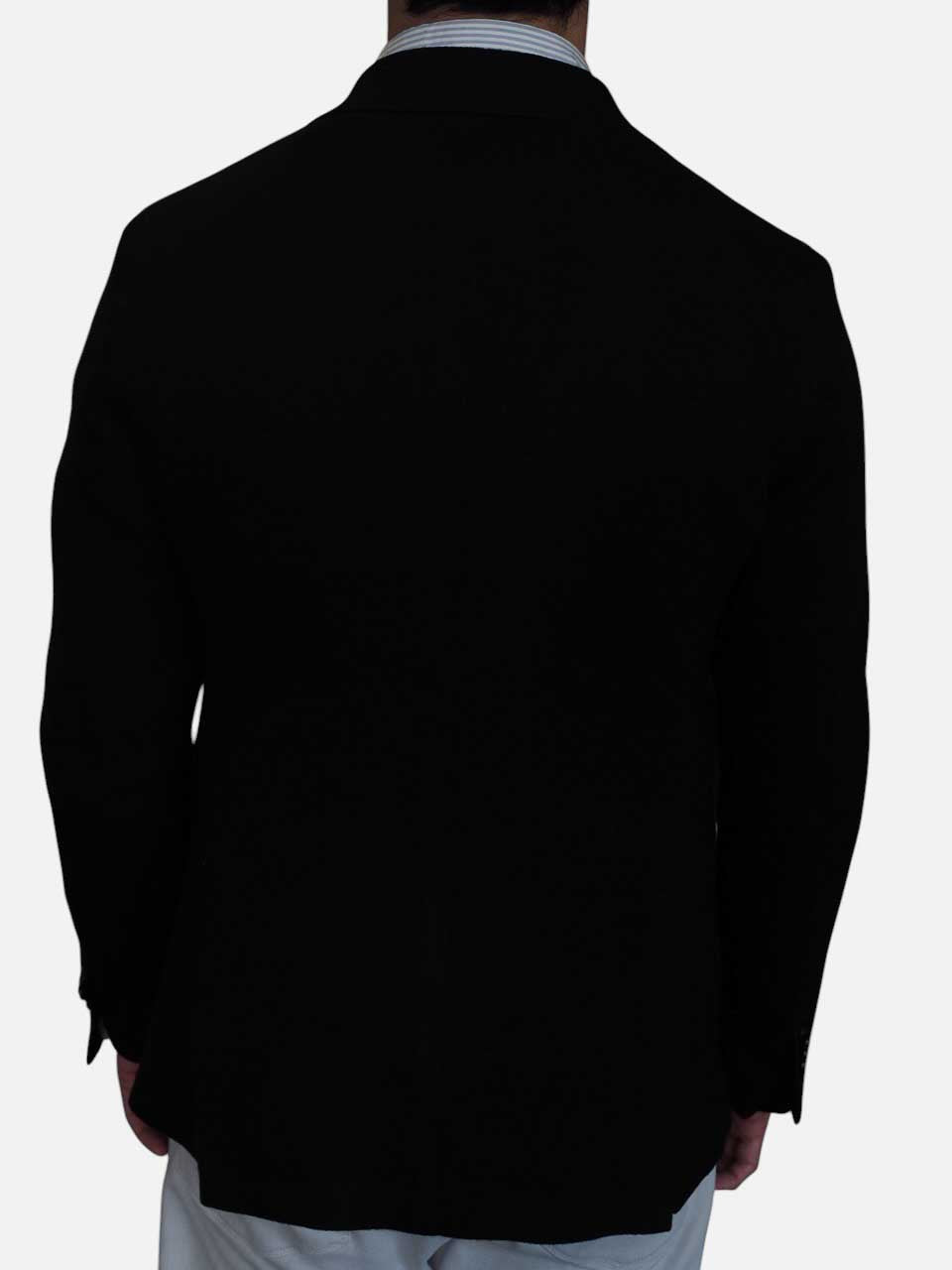 L.B.M 1911 Knitted Wool Blazer Black