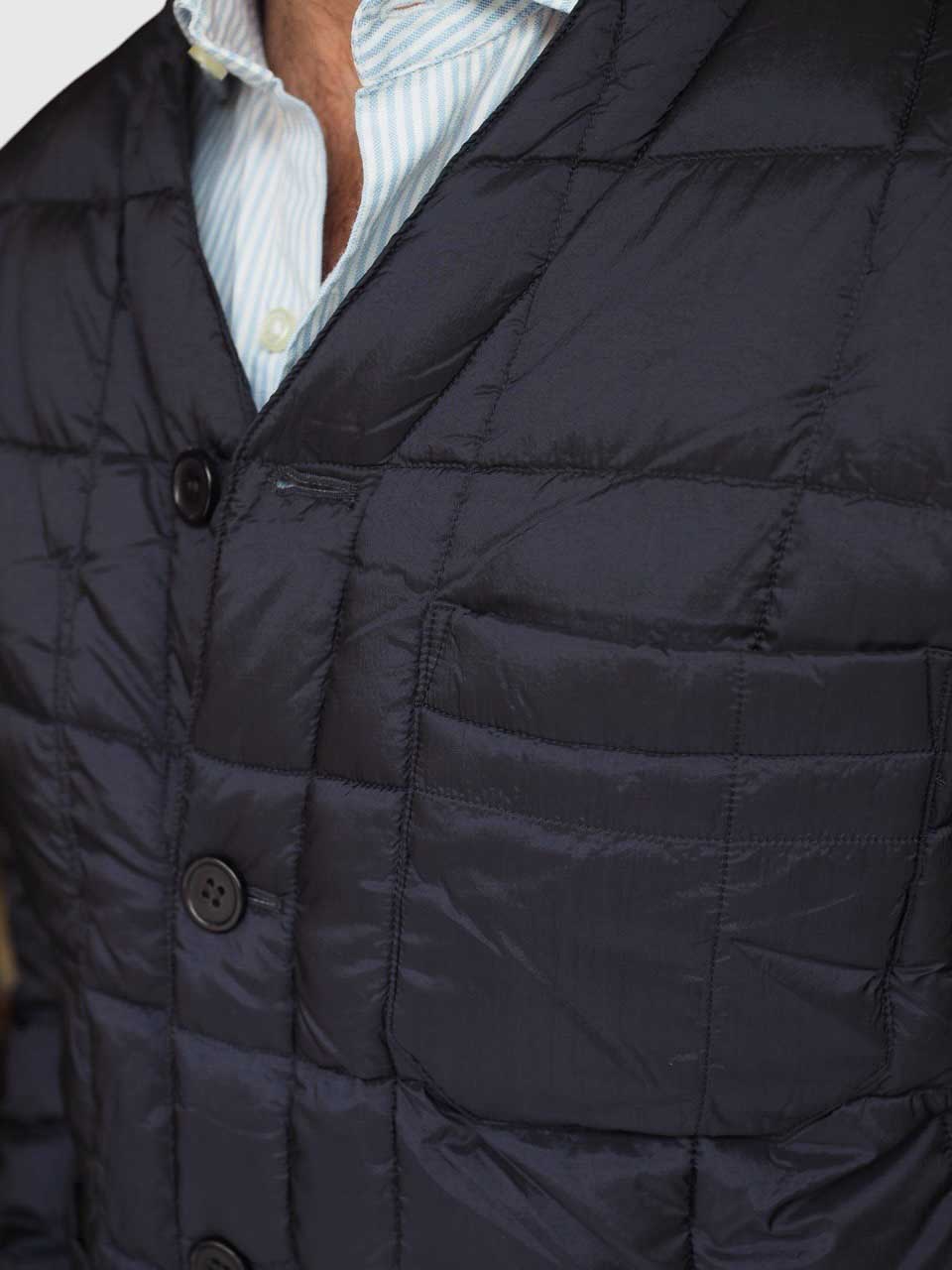 Universal Works Taion Down Cardigan Navy