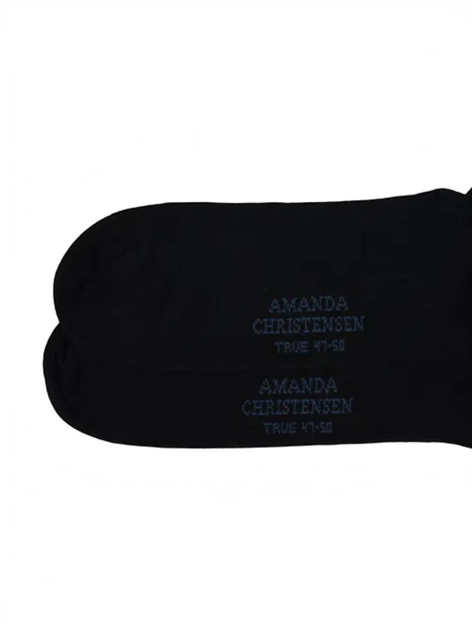 Amanda Christensen Ribbed Cotton Socks DK Navy