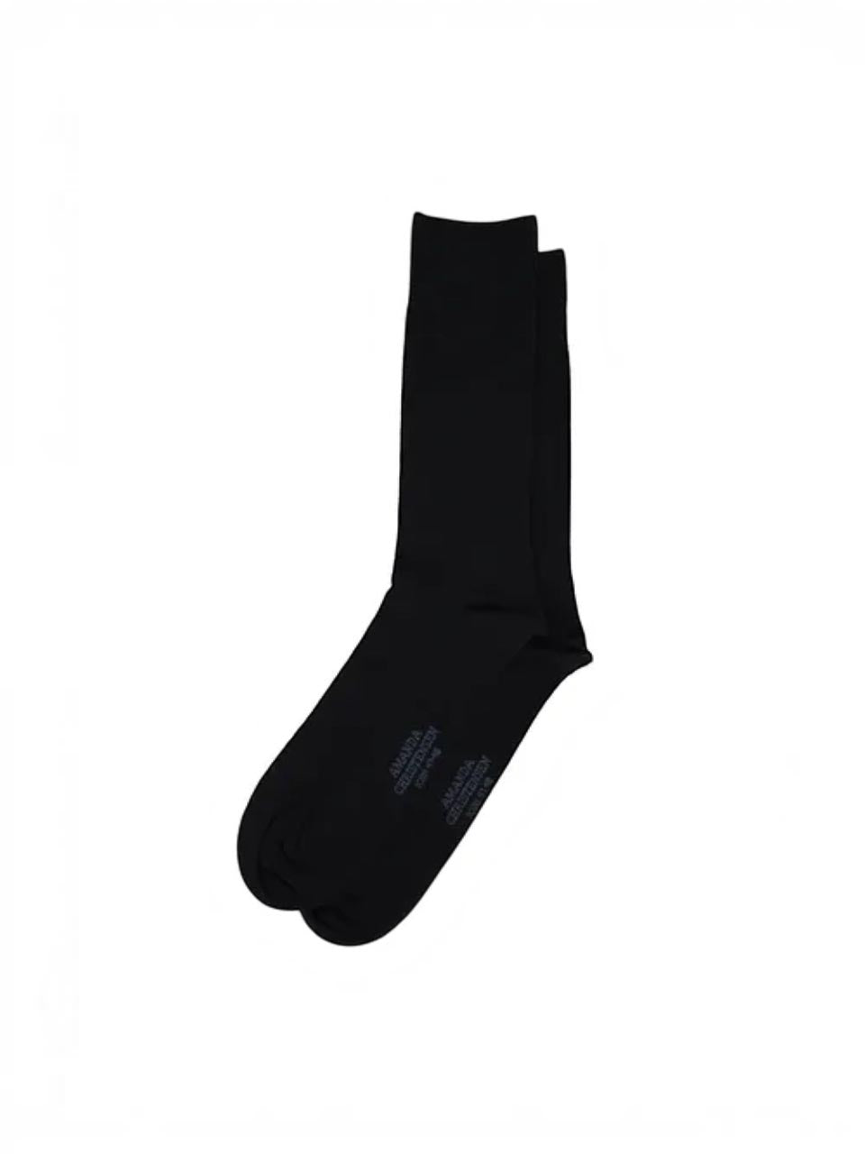 Amanda Christensen Ribbed Cotton Socks DK Navy