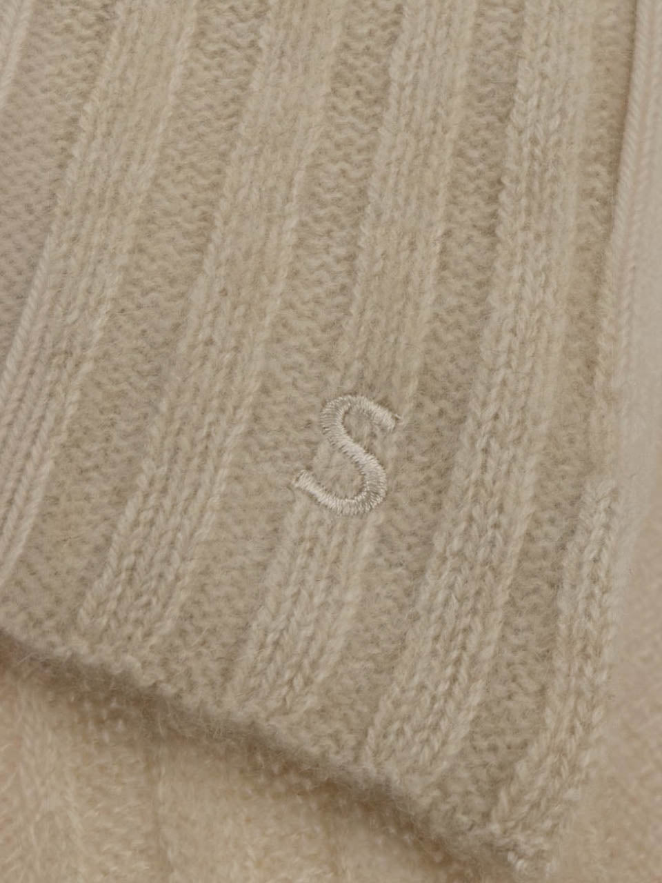 Stetson Yescott Sustainable Cashmere Scarf Beige