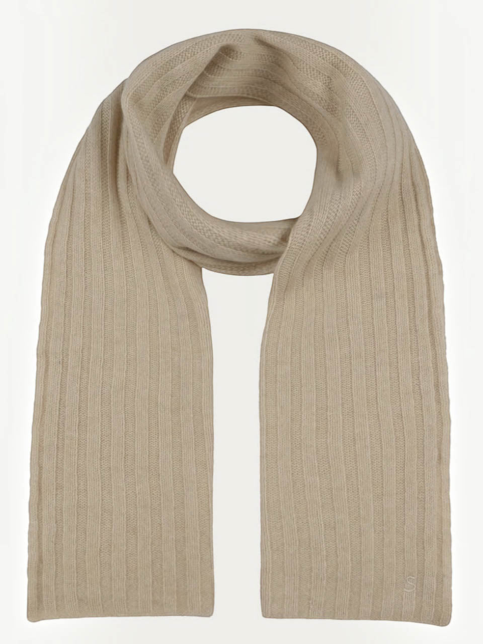 Stetson Yescott Sustainable Cashmere Scarf Beige