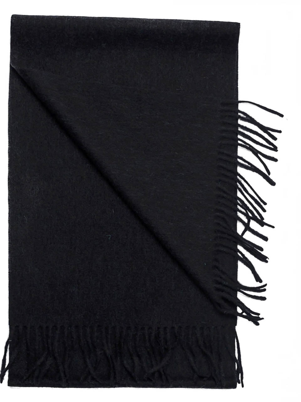 Amanda Christensen Mottled wool scarf, 30 x 180 cm Navy