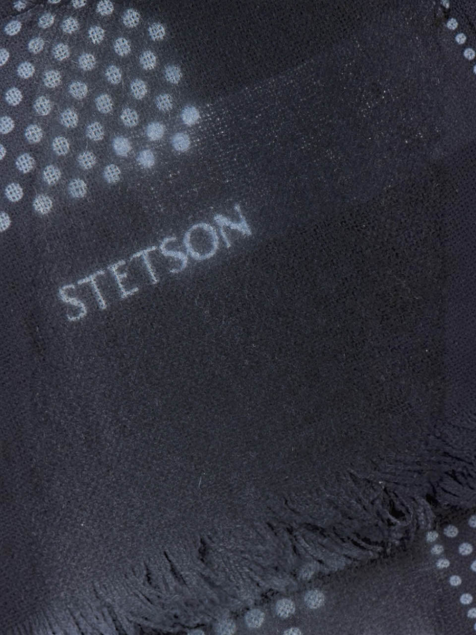 Stetson Bearsbridge Wool Scarf Navy