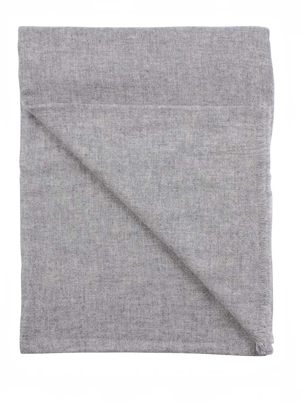Amanda Christensen Cashmere Wool Scarf, 70x180 cm Grey