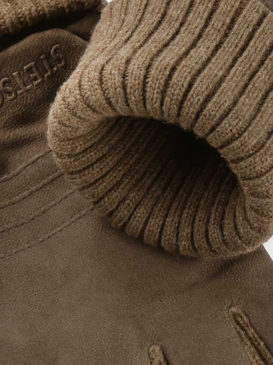 Stetson Bodalen Nubuck Leather Gloves Brown