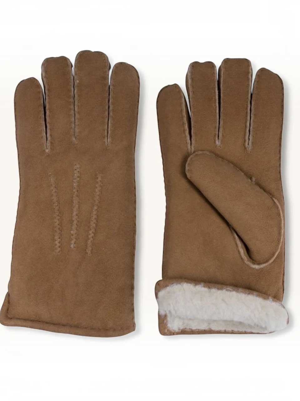 Portia 1924 Shearling Gloves Cognac