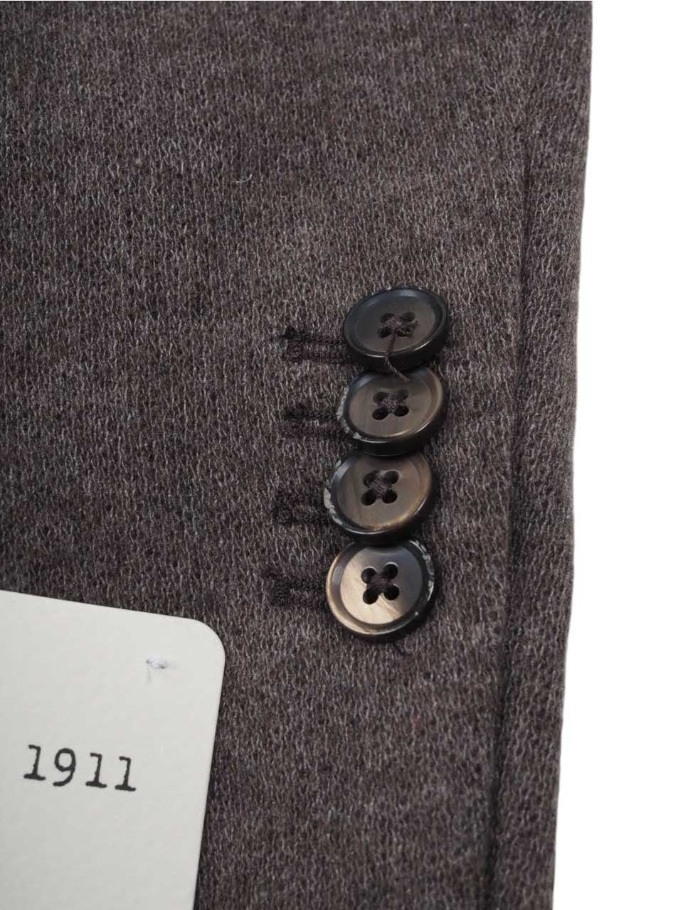 L.B.M 1911 Knitted Wool Blazer Brown
