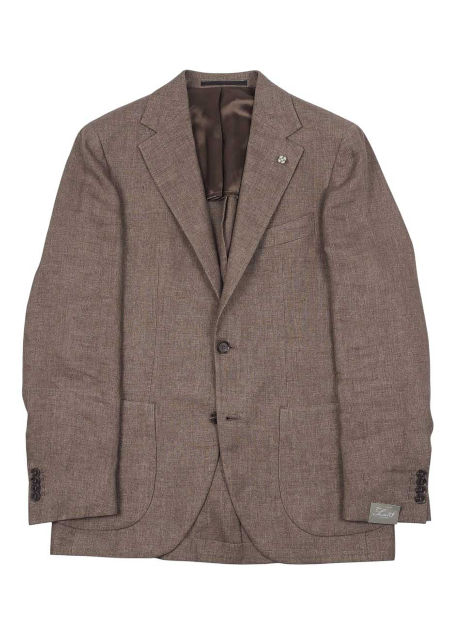 Studio 73 Linen Suit Jacket Brown