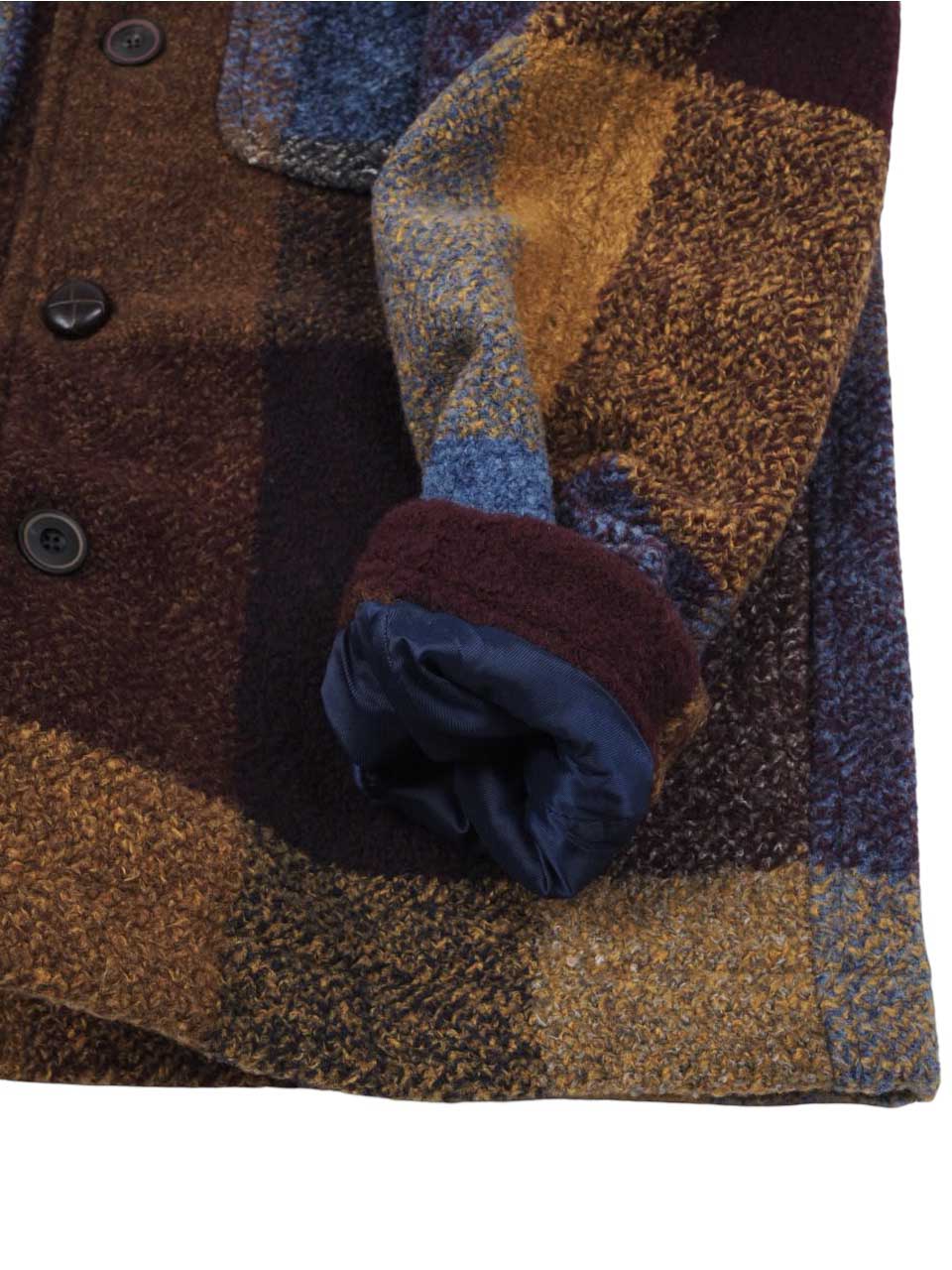 BOB Knitted Multi Checked Wool Jacket